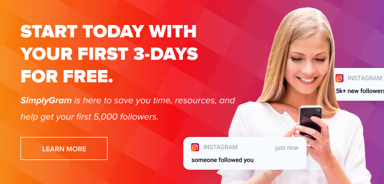 boost Instagram account with SimplyGram