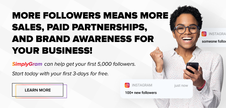 instagram organic growth banner image