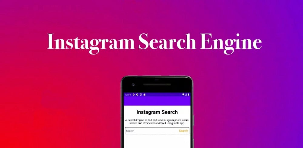 Instagram search engine