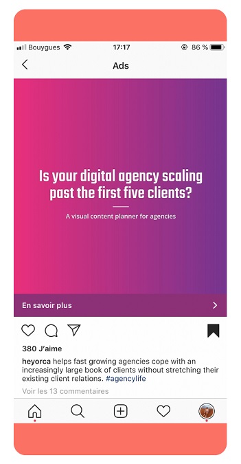 example instagram ads